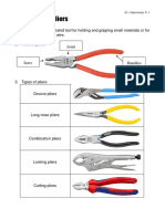 Hand Tools - Pliers: Joint