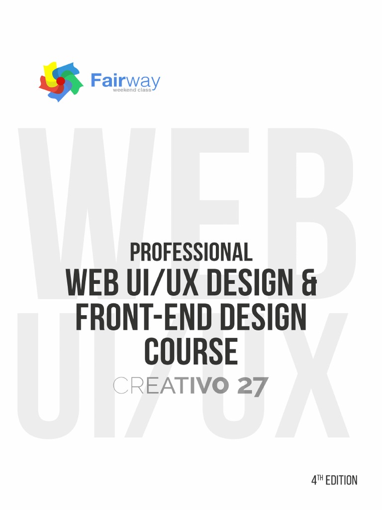 WebDesign - Course Myanmar - 5 Edition Outline | PDF | Typefaces | Serif