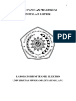 Buku Panduan Praktikum Instalasi Listrik: Laboratorium Teknik Elektro Universitas Muhammadiyah Malang