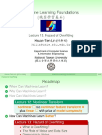 Machine Learning Foundations (機器學習基石) : Lecture 13: Hazard of Overfitting