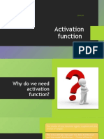 3.1 Activation Function