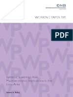 Working Paper 191: Systemic Sovereign Risk: Macroeconomic Implications in The Mplicatio Euro Area o