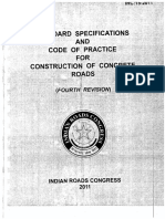 IRC-15-2011 - Construction of Jointed Plain Concrete Pavement