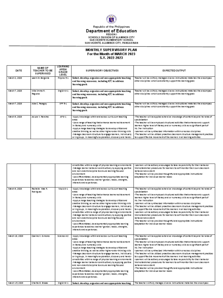 March | PDF | Teachers | Learning