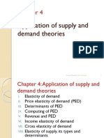 4 Application of Ss and DD Theories