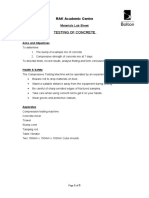 Lab Sheet Concrete 