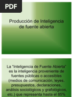 Inteligencia de Fuentes Abiertas