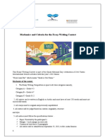 Mechanics and Criteria For The Saudi National Day Contest