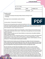 Pembukaan 2. Susunan Isi: Deskripsi/Kronologis Waktu/Problem-Solving/P-R-E-P 3. Penutup