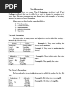 English Word Formation 2