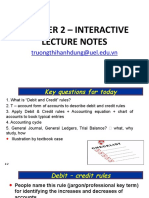 CH 2 - Debit - Credit Rules Interactive Lecture Notes