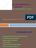 Pendahuluan Rekayasa Penyehatan & Utilitas