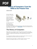 History of Computers