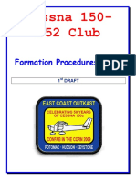 Cessna Club. Formation Procedures Guide. 1 ST DRAFT PDF
