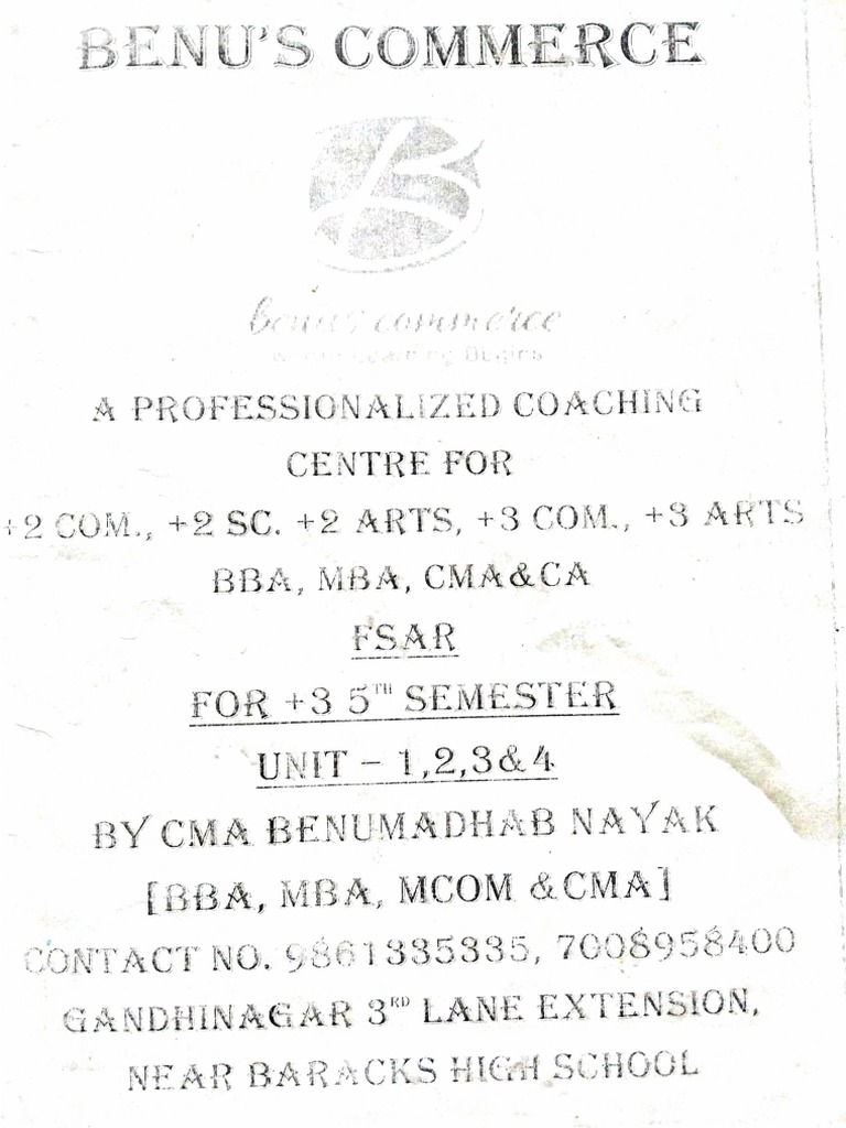 FSAR Question Paper | PDF