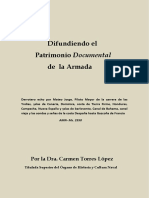 Difundiendo El Patrimonio Documental de La Armada: Por La Dra. Carmen Torres López