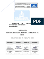 Pet - Termofusion de Tuberias y Accesorios de Hdpe 18 - V00r