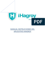 Manual Instrucciones Del Aplicativo Ihagroy