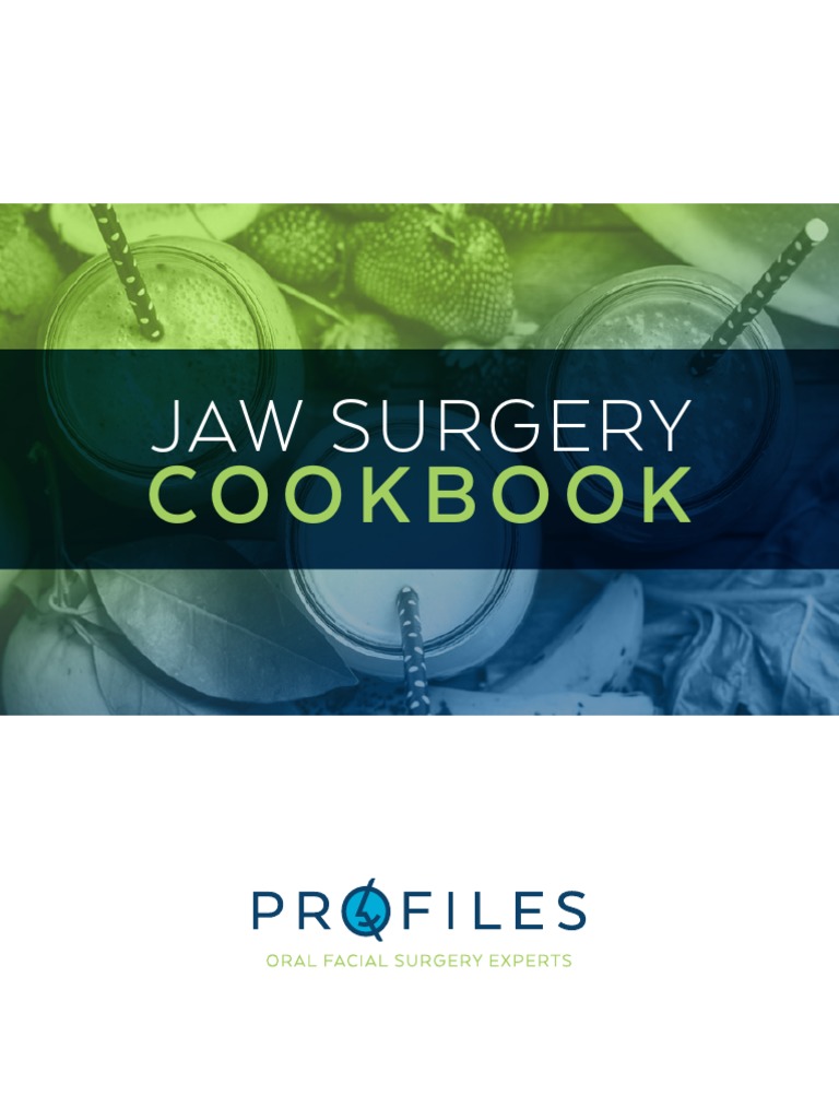 Jaw Surgery Cookbook PDF Soup Drink