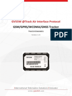 GV55W @track Air Interface Protocol: GSM/GPRS/WCDMA/GNSS Tracker