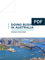 Doing Business in Australia - Business Structures