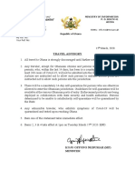 Travel Advisory Covid-19 PDF