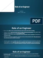 7 - Role of An Engineer
