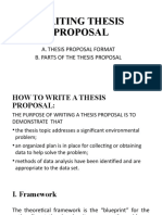 Writing Thesis Proposal Report
