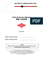Parts & Service Manual: Diversified Metal Fabricators, Inc