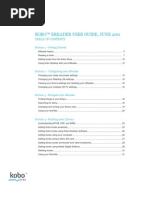 Download Kobo eReader Touch User Guide 110610 by cbetter SN63576539 doc pdf