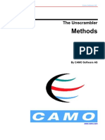 The Unscrambler Methods - CAMO Software