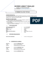 Segundo Limay Chalan: Curriculum Vitae