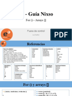 05 - Guía Nixso_For() Arrays[]
