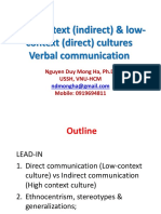 Direct vs Indirect Communication Styles