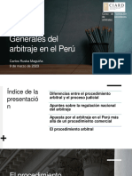 Aspectos Generales Del Arbitraje en El Perú