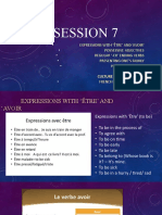 Session 7 - Expressions With Être and Avoir