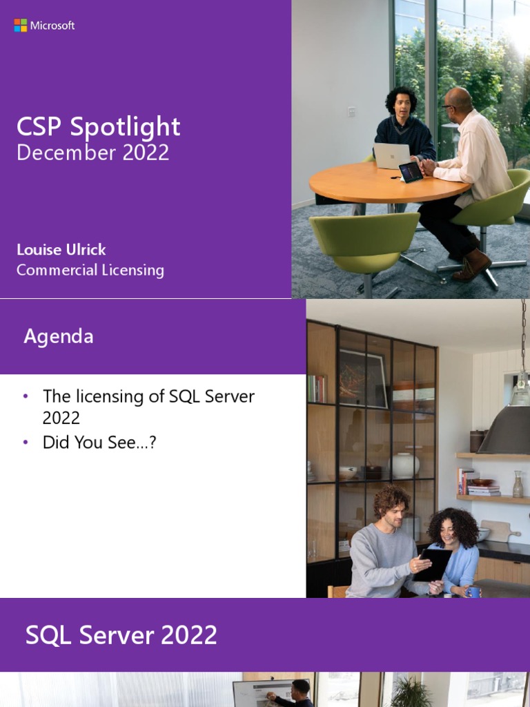 SQL Server 2022 Licensing Overview | PDF | Cloud Computing | Microsoft ...