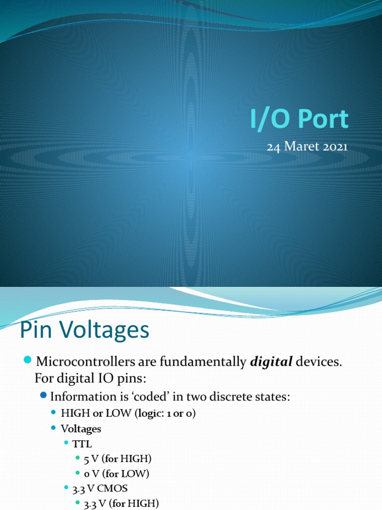 IO Port | PDF | Computing | Electronic Circuits