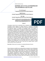 Akuntansi Keperilakuan Dalam Perspektif Sistem Informasi Akuntansi