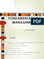 Fondamentaux Du Management: DR Assane DIAGNE