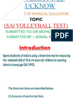 Department OF Physical Education: Topic