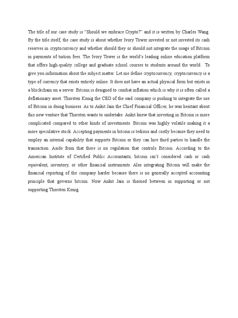 Should We Embrace Crypto | PDF