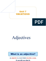 Unit 7 Vacations
