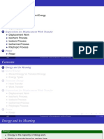 Thermodynamics guide to energy transfer and its forms