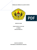 Analisis Perkara Perdata Kasus Otsus: Disusun Oleh Endi Teofilus Gultom (21700028) Hukum Perdata