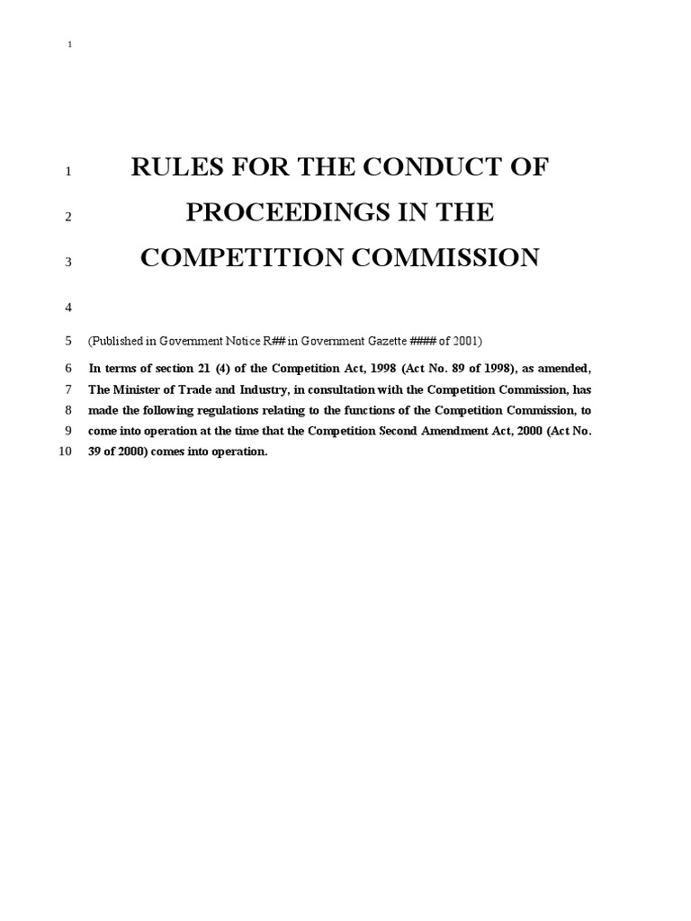 Commission Rules 1 PDF Complaint Freedom Of Information Laws By