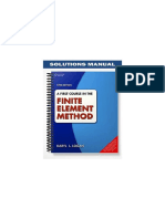 Solutions Manual For A First Course in The Finite Element Method 5th Edition by Logan Sample Chapter