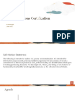 Introduction To Operations Certificate