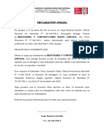 Declaracion Jurada