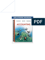Solutions Manual For Accounting 22nd Edition by Warren